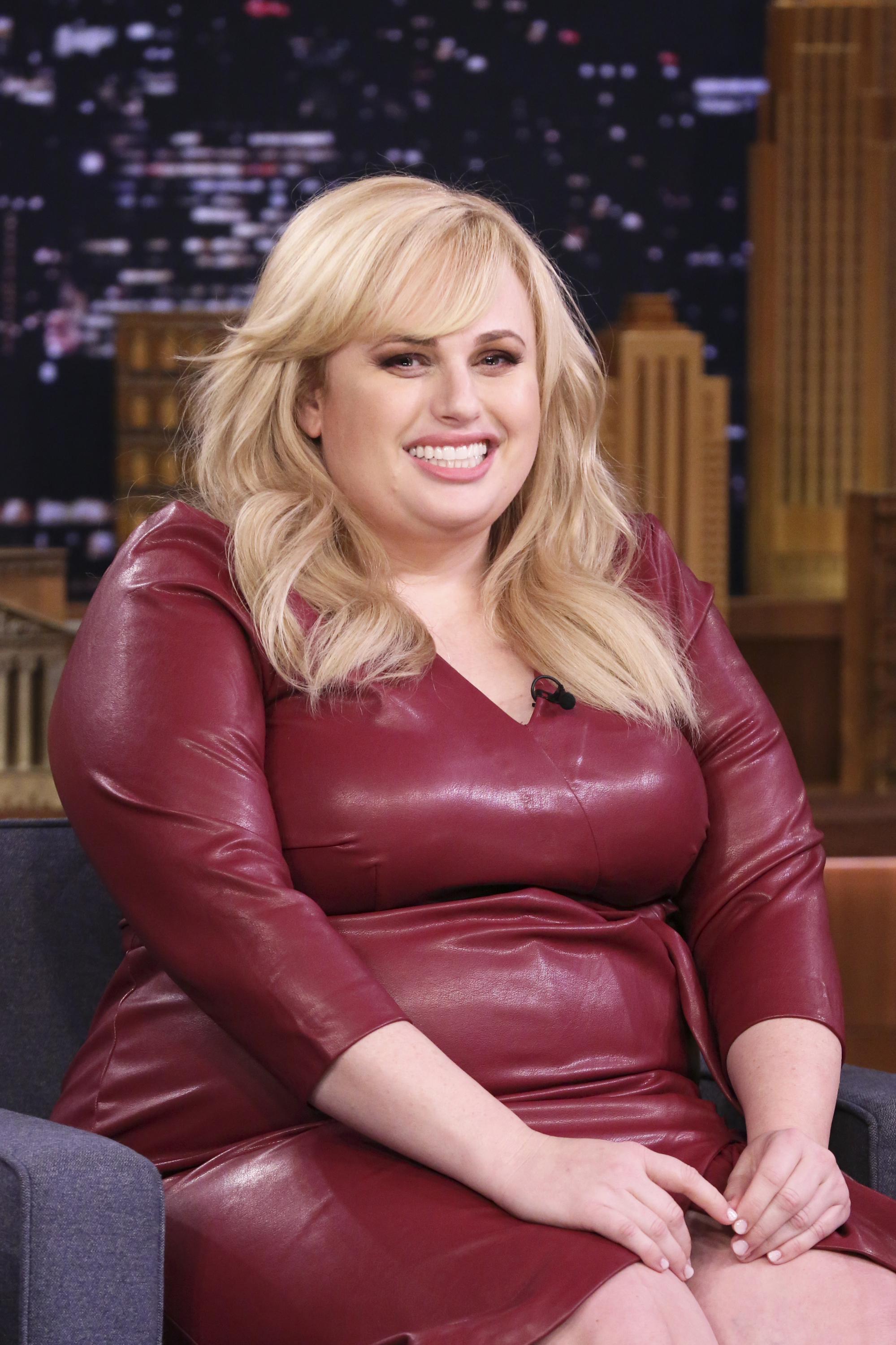 Rebel Wilson on "The Tonight Show Starring Jimmy Fallon" on February 8, 2019. | Source: Getty Images