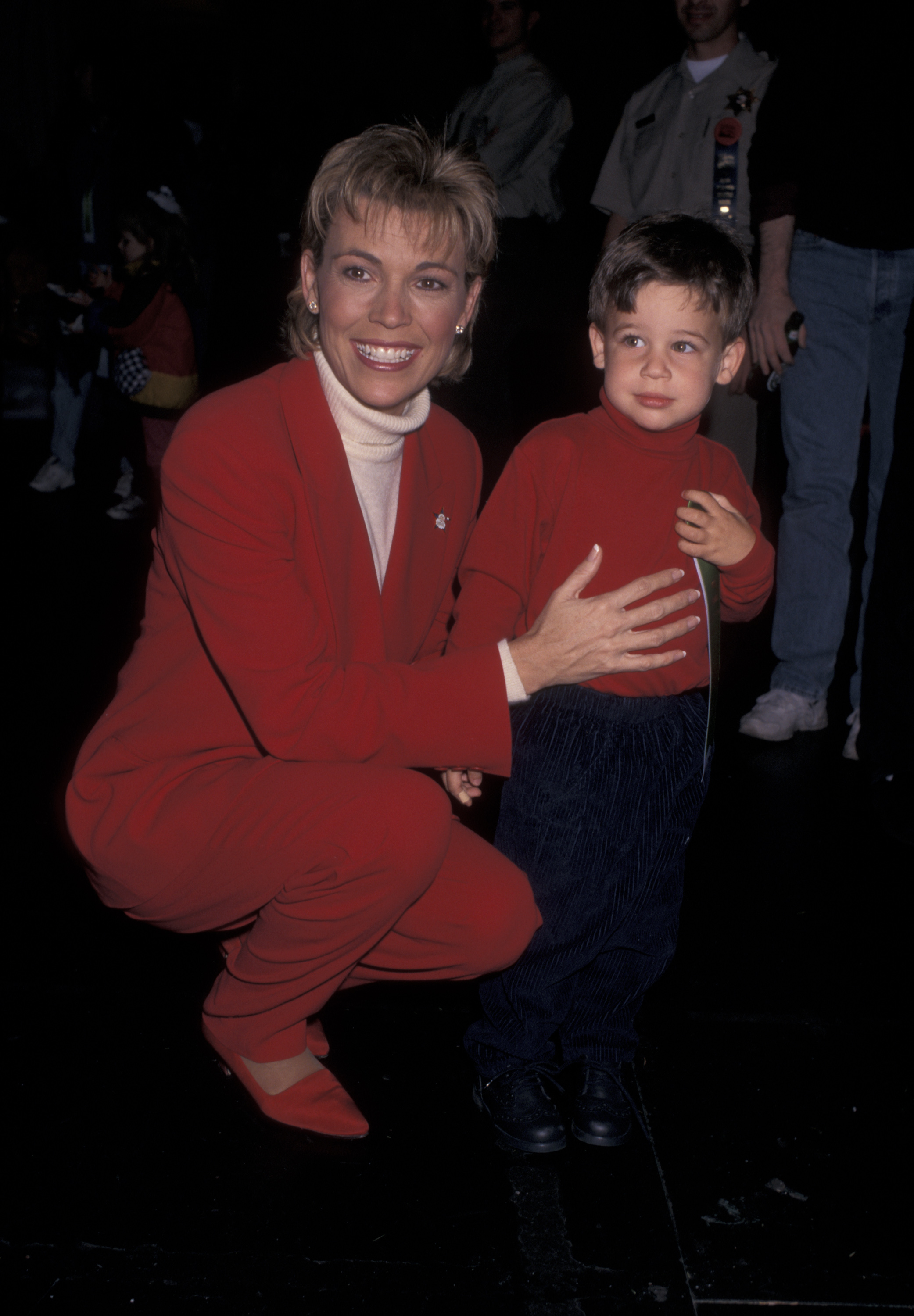 Vanna White and Nikko Santo Pietro at the 65th Annual Hollywood Christmas Parade in Hollywood, California on December 1, 1996 | Source: Getty Images