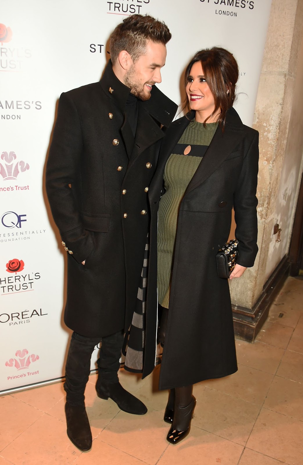 Liam Payne and Cheryl Cole at the Fayre of St James's hosted by Quintessentially Foundation and the Crown Estate in aid of Cheryl's Trust in support of The Prince's Trust on November 29, 2016, in London, England. | Source: Getty Images