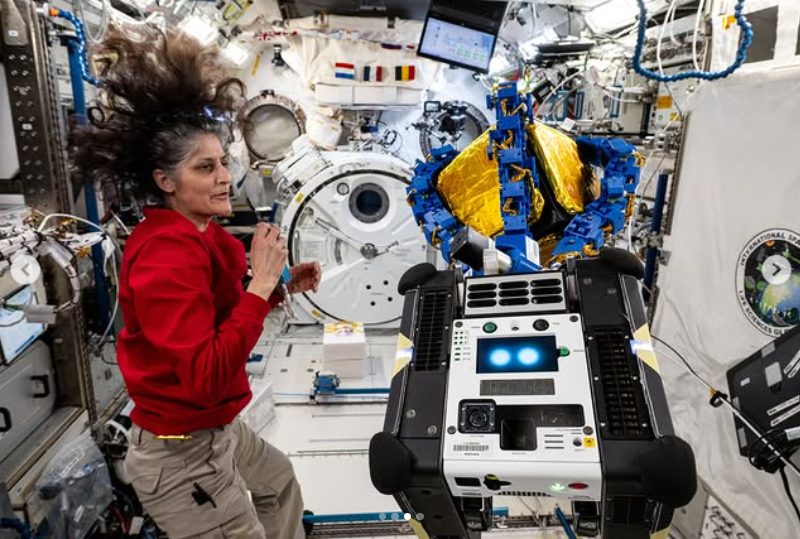 Sunita Williams in space on February 10, 2025 | Source: Instagram/nasaastronauts