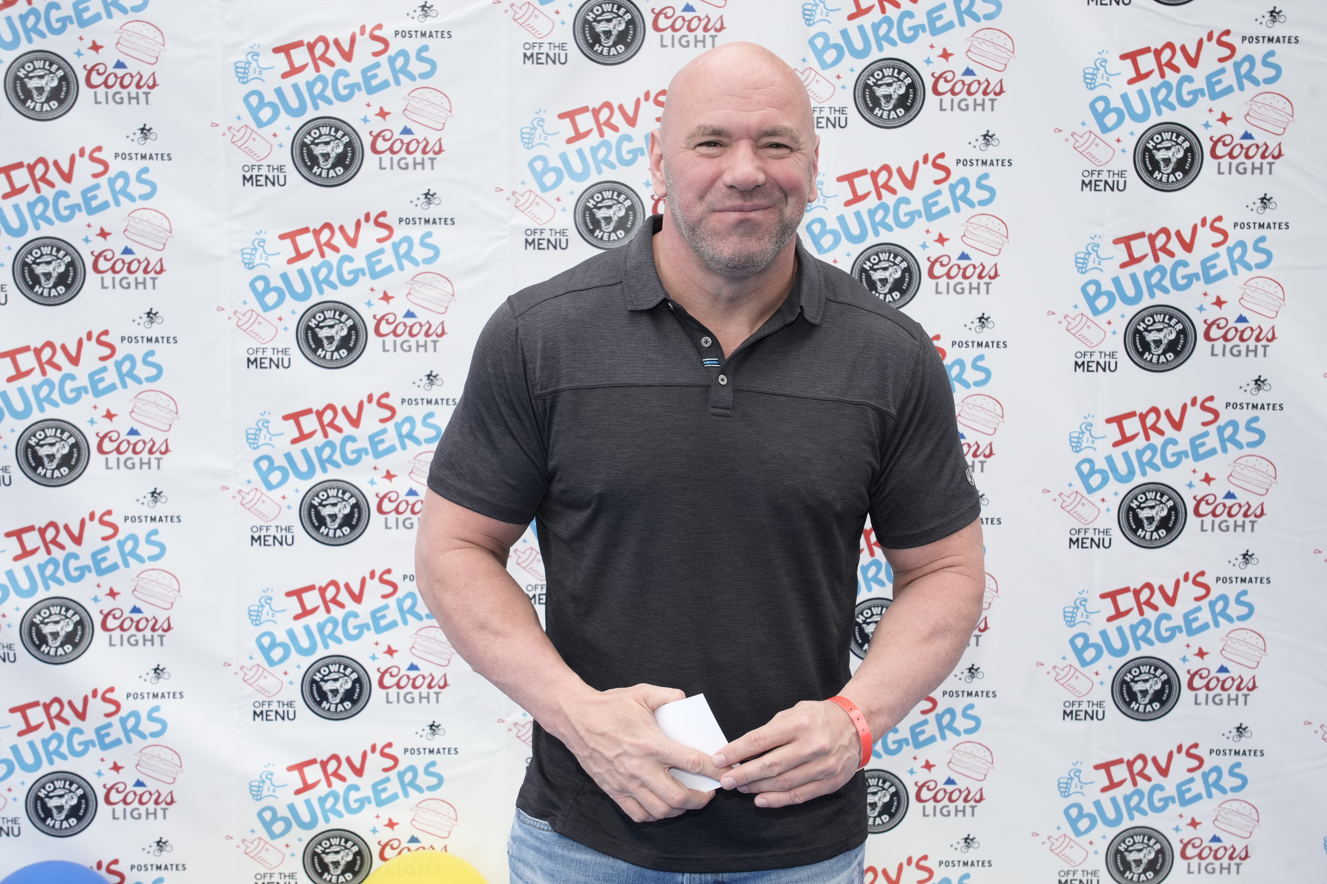 Dana White celebrates National Burger Day at the friends and family preview party for the new Irv's Burgers on May 28, 2022, in Los Angeles, California | Source: Getty Images