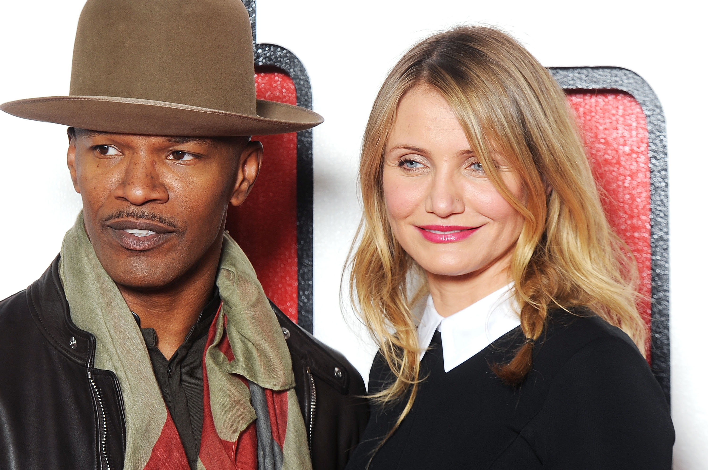 Jamie Foxx and Cameron Diaz attend a photocall for "Annie" at Corinthia Hotel London on December 16, 2014 in London, England | Source: Getty Images