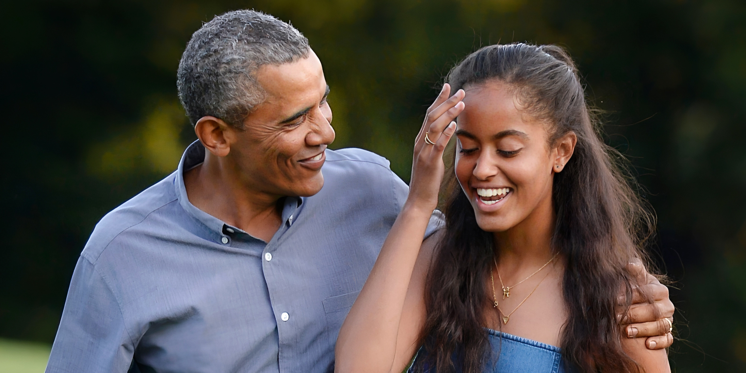 Malia Obama and Barack Obama | Source: Getty Images