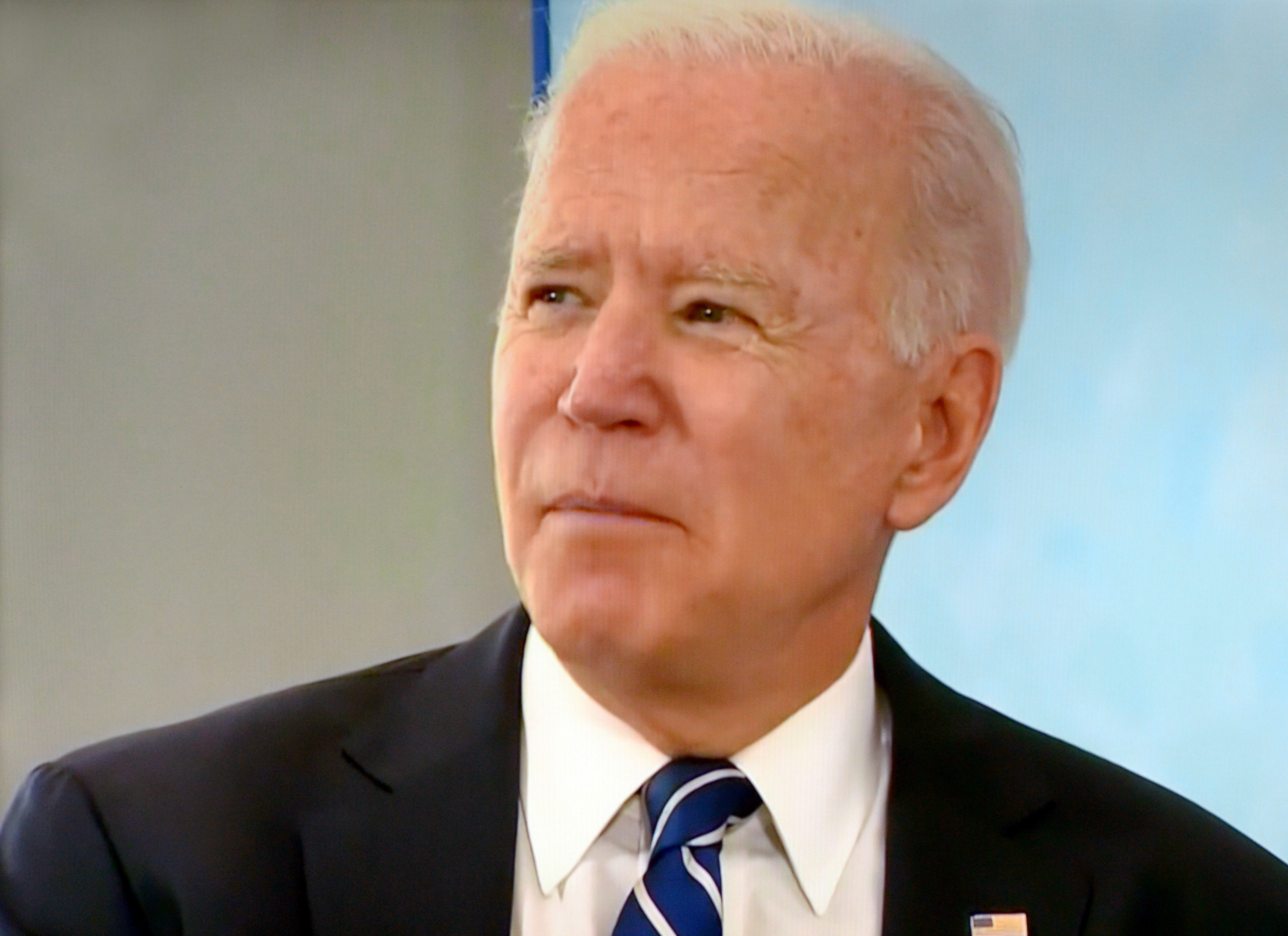 Joe Biden after arriving in the UK for the G7 summit amid the COVID-19 coronavirus pandemic. June 2021 | Source: Getty Images