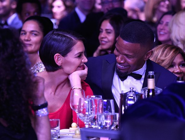 Katie Holmes and Jamie Foxx attend the Clive Davis and Recording Academy Pre-GRAMMY Gala | Photo: Getty Images