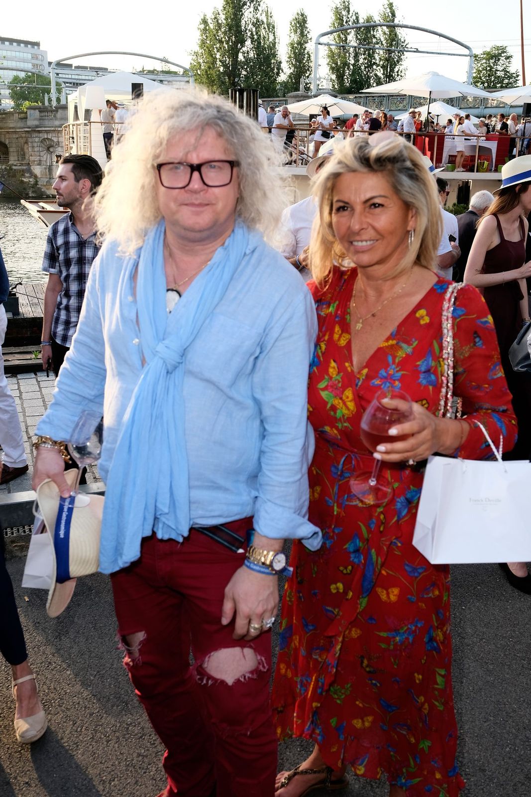 Pierre-Jean Chalençon et Caroline Margeridon. | Photo : Getty Images