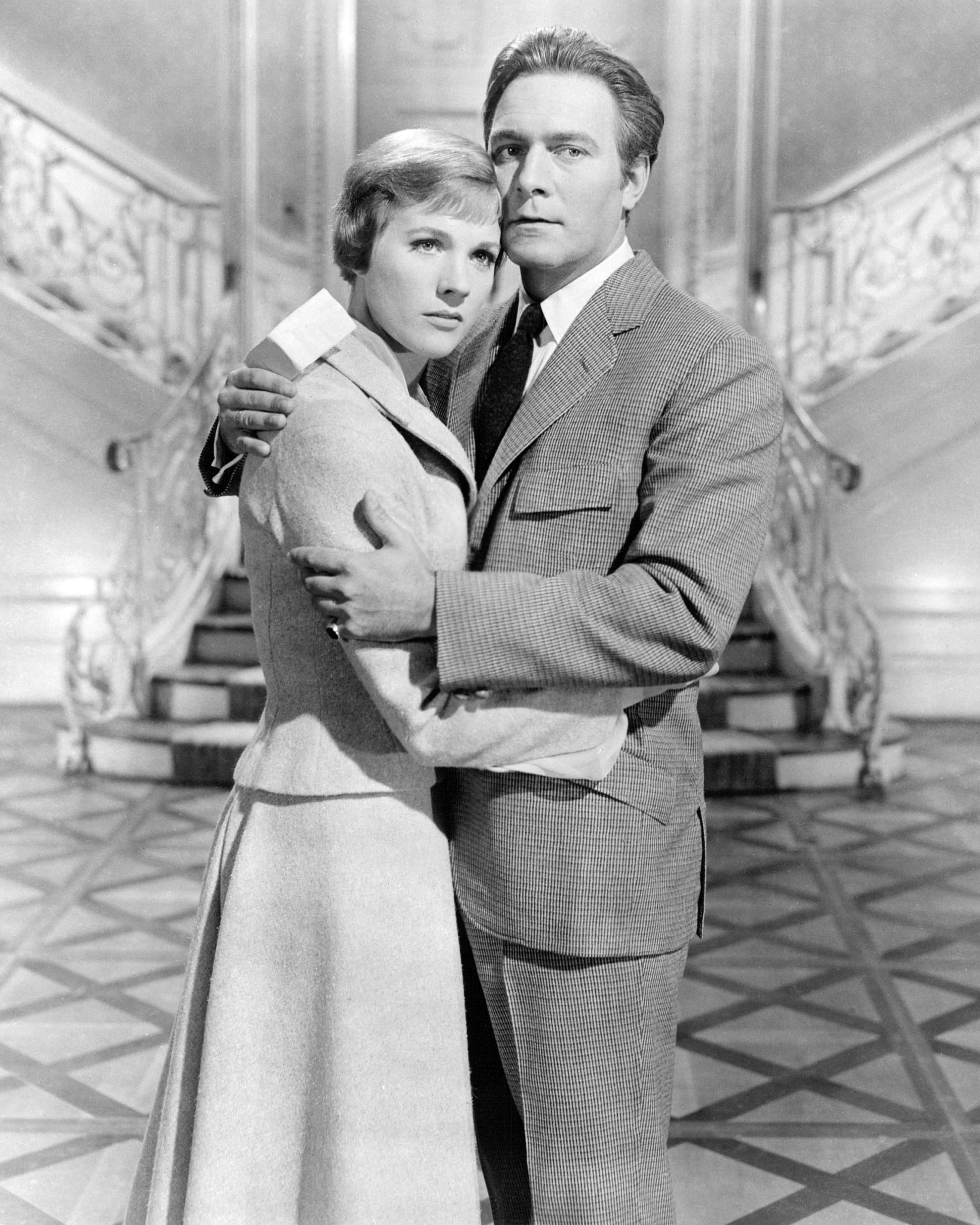 Julie Andrews and Christopher Plummer pose for a promotional portrait for 'The Sound Of Music', directed by Robert Wise, 1965 | Source: Getty Images
