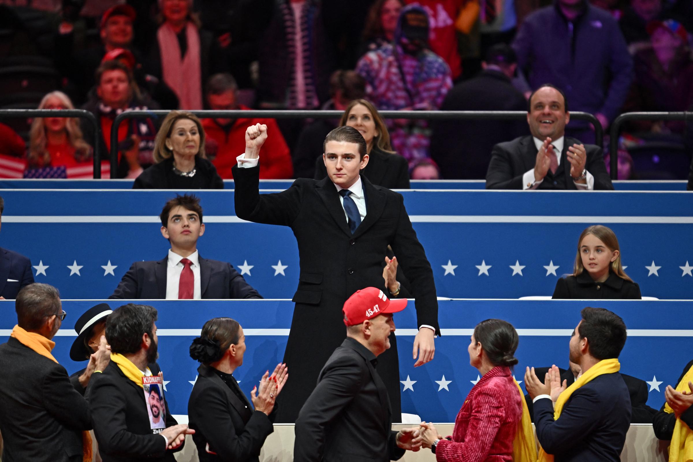 Barron Trump on January 20, 2025. | Source: Getty Images