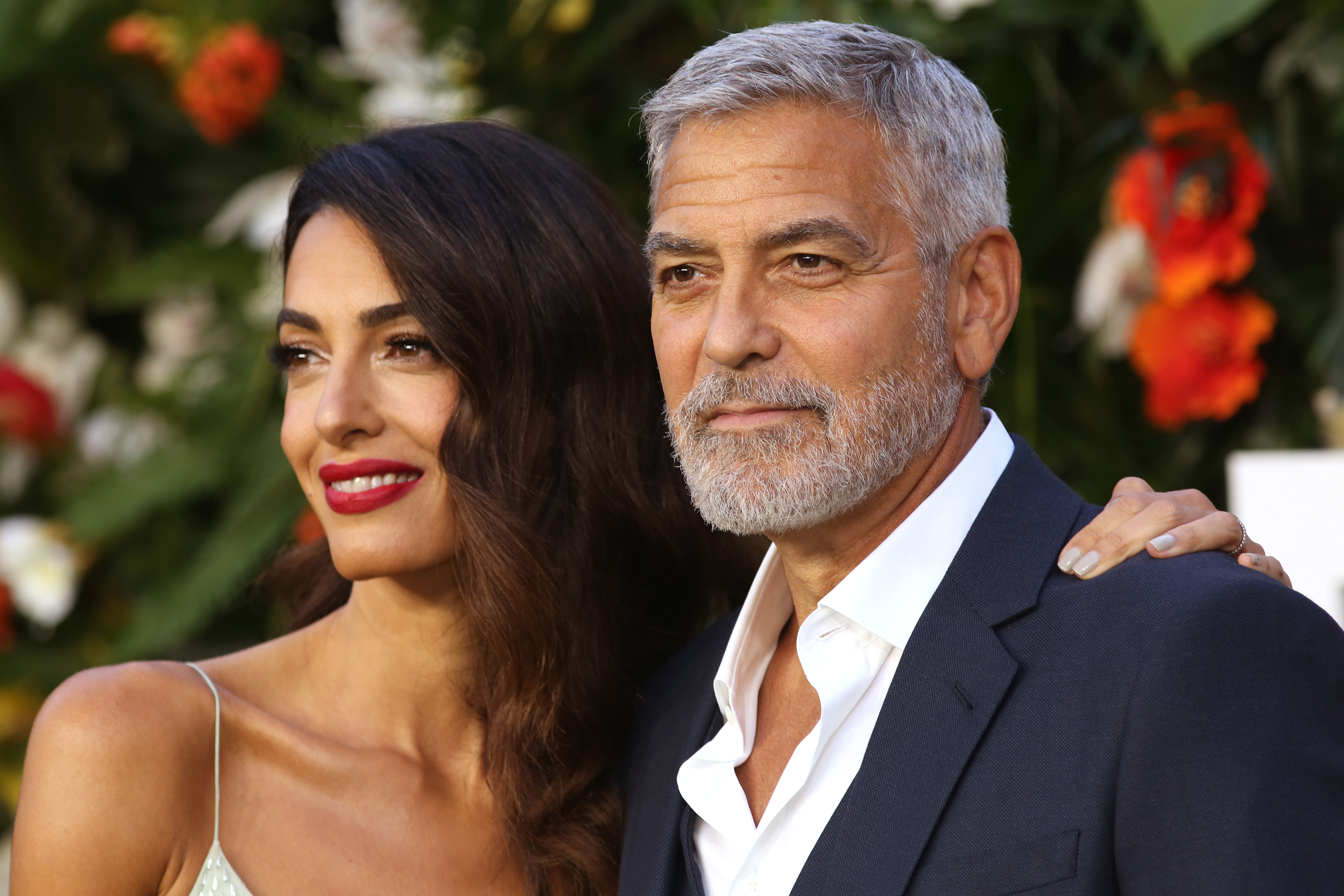George Clooney and Amal Clooney on September 07, 2022 in London, England. | Source: Getty Images