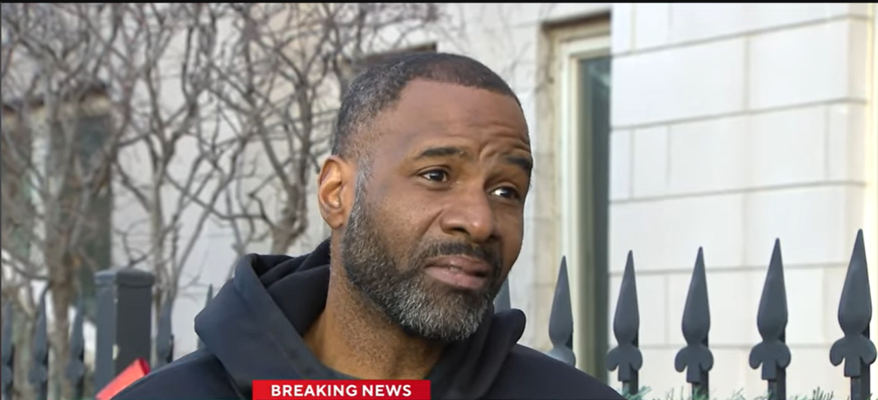 Antwon Brown speaks to the media, from a video dated January 8, 2026 | Source: YouTube/@CBSChicago