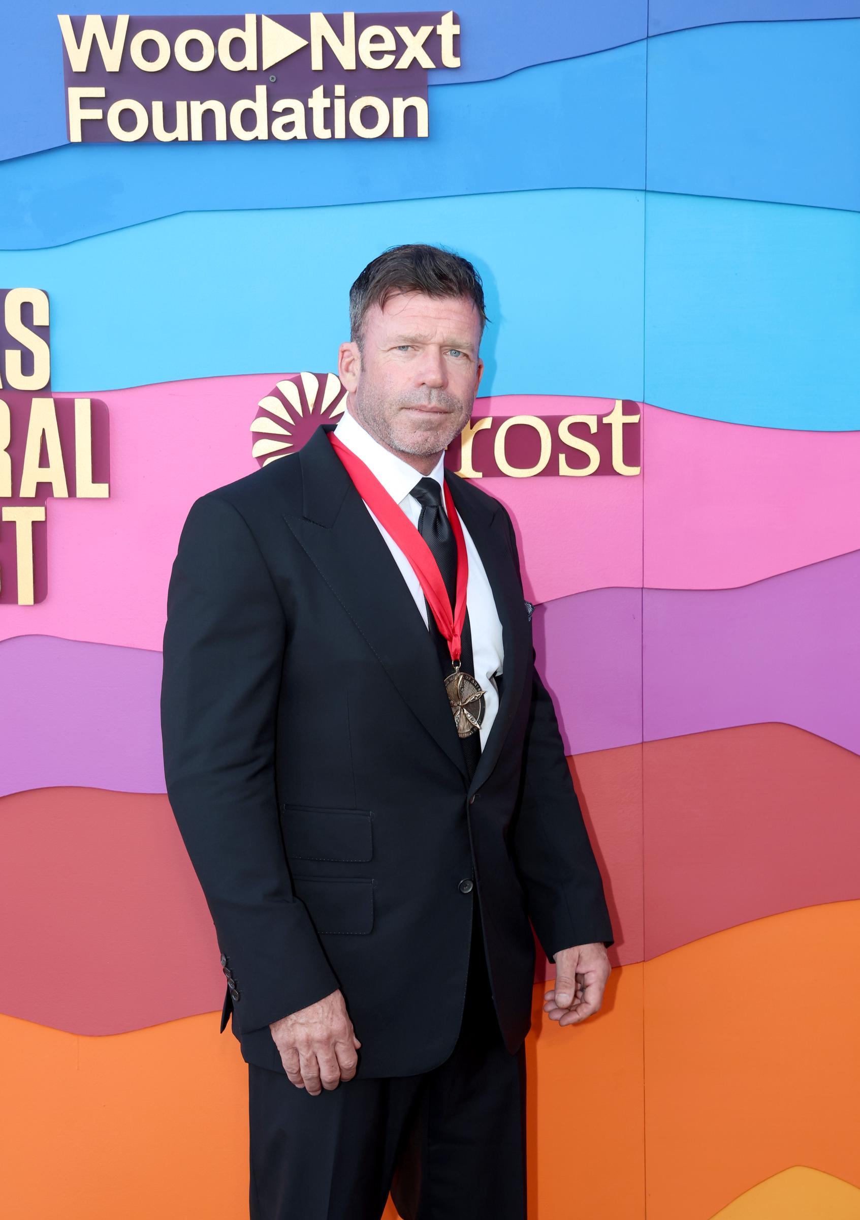 Taylor Sheridan at the Texas Medal of Arts Awards in Austin, Texas on February 22, 2023. | Source: Getty Images