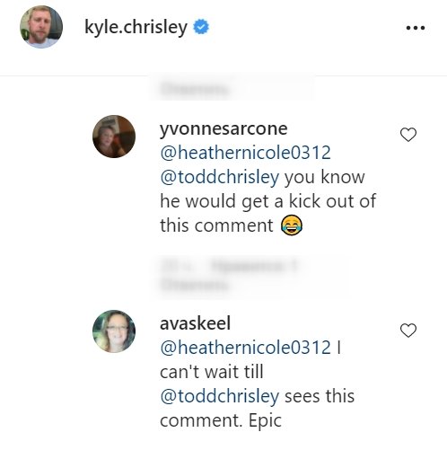 A screenshot of fans' comments on Kyle Chrisley's Instagram post | Photo: Instagram/kyle.chrisley