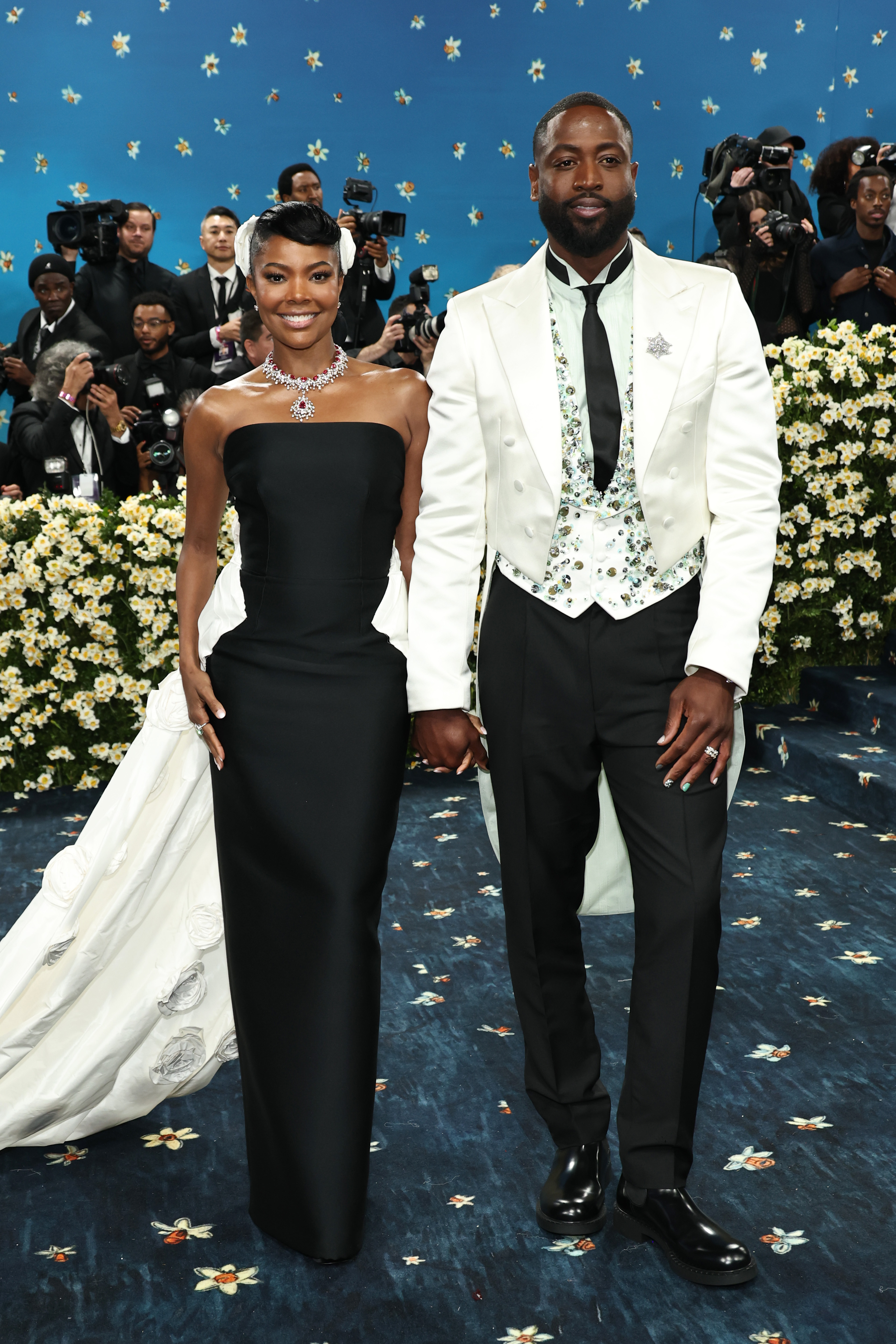 Gabrielle Union and Dwyane Wade at the 2025 Met Gala on May 5 in New York. | Source: Getty Images