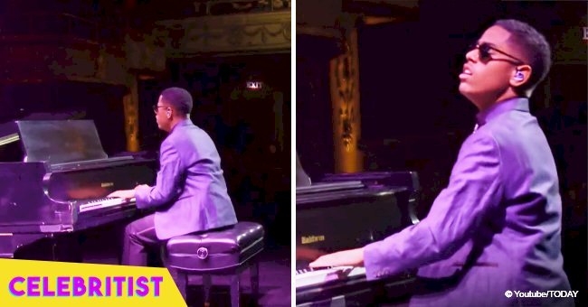 16-year-old blind piano prodigy dubbed as the next Stevie Wonder shows off his amazing skill