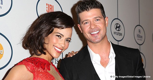 Paula Patton's Ex Robin Thicke, 41, & His Fiancée, 24, Share First Photos of Their Newborn Daughter