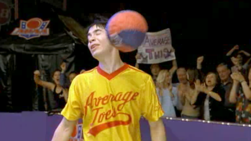Justin Long in "Dodgeball." Image Source: Red Hour Productions. YouTube/Movieclips