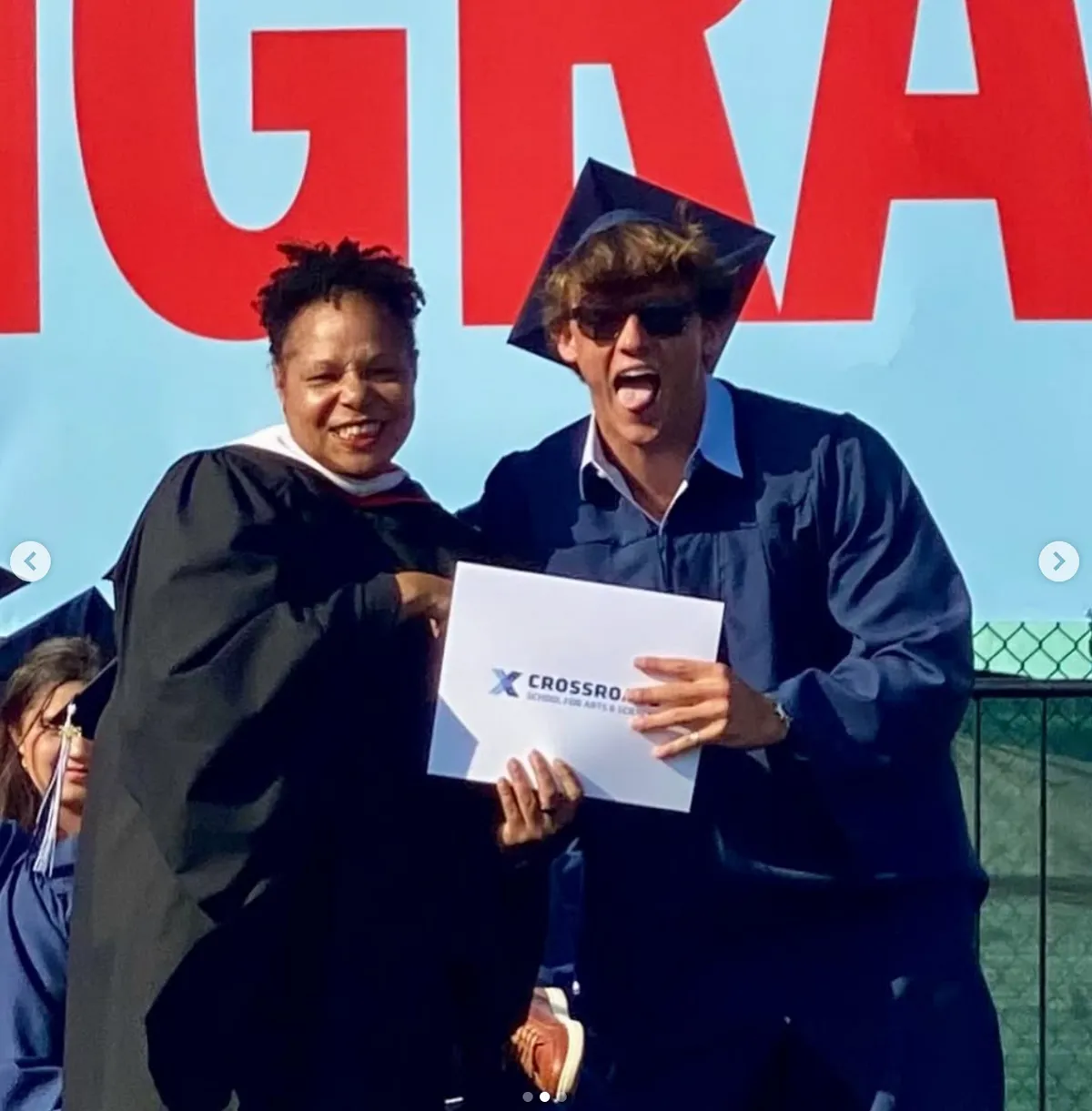 Darby Dempsey shares a photo from his graduation ceremony, posted on May 30, 2025 | Source: Instagram/darby.g.dempsey