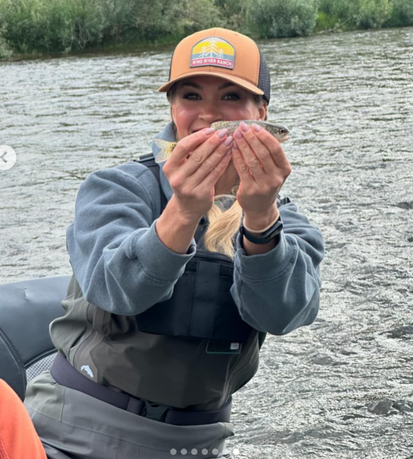 Carrie Underwood enjoys fly fishing in Montana, dated September 14, 2024 | Source: Instagram/carrieunderwood