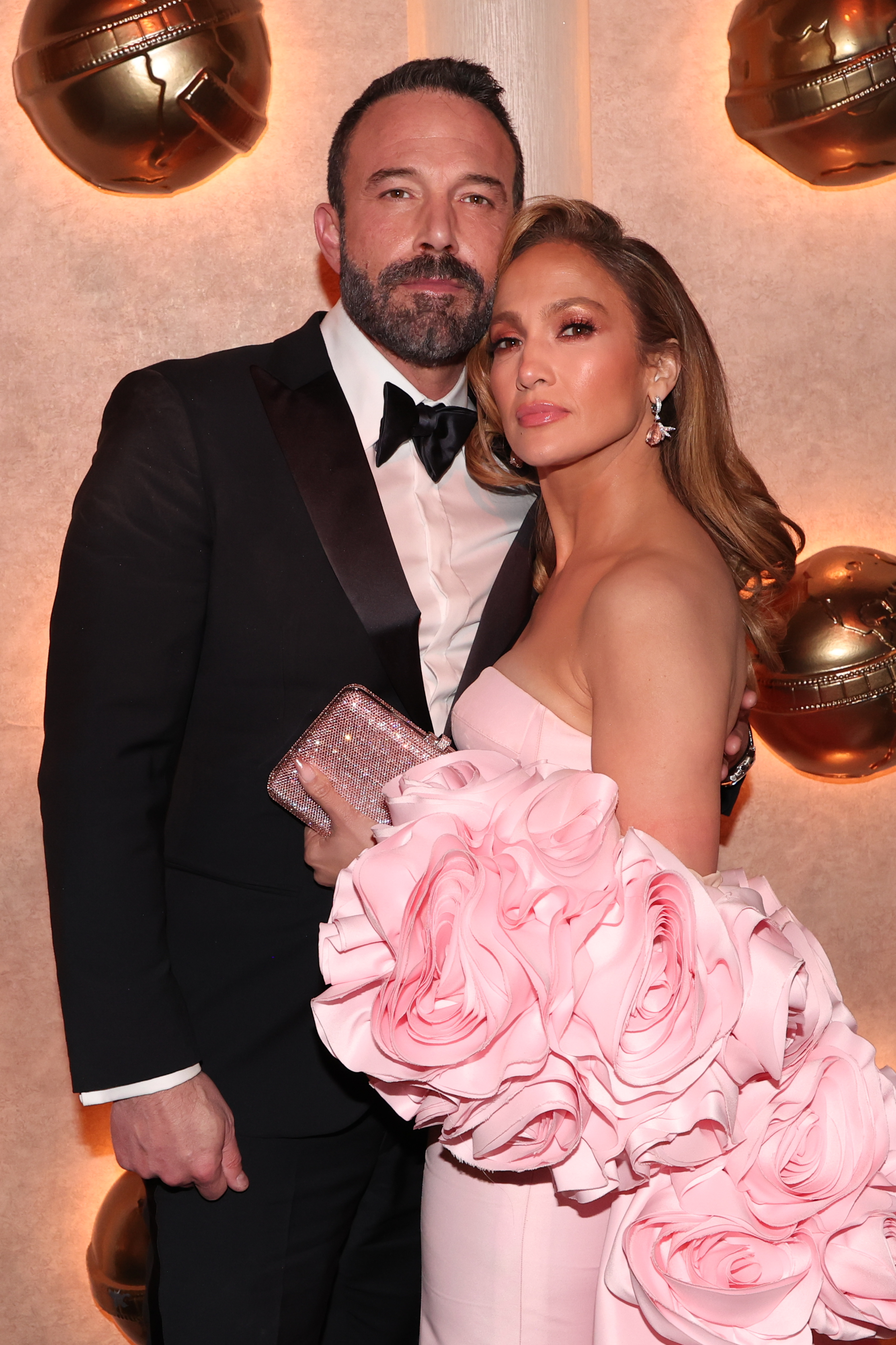 Ben Affleck and Jennifer Lopez at the 81st Golden Globe Awards on January 7, 2024 in Beverly Hills, California. | Source: Getty Images