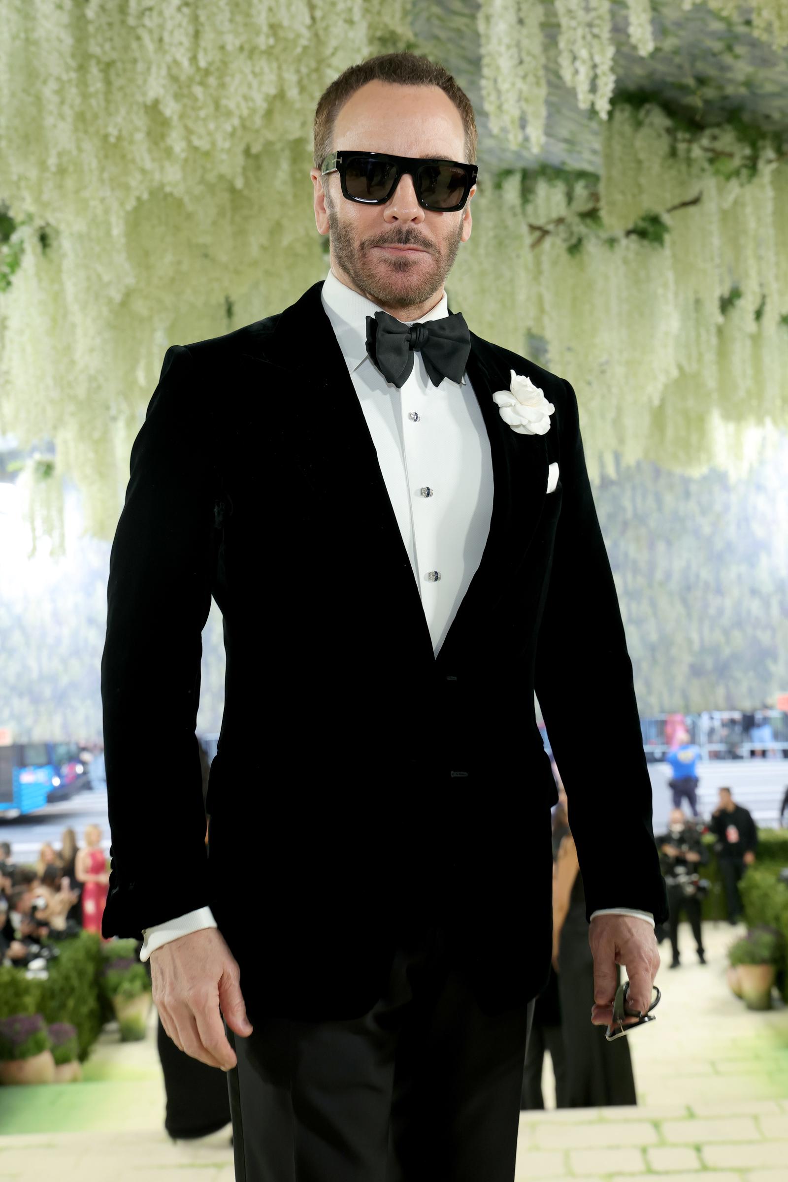 Tom Ford attends the Met Gala celebrating "Costume Art" on May 4, 2026 | Source: Getty Images