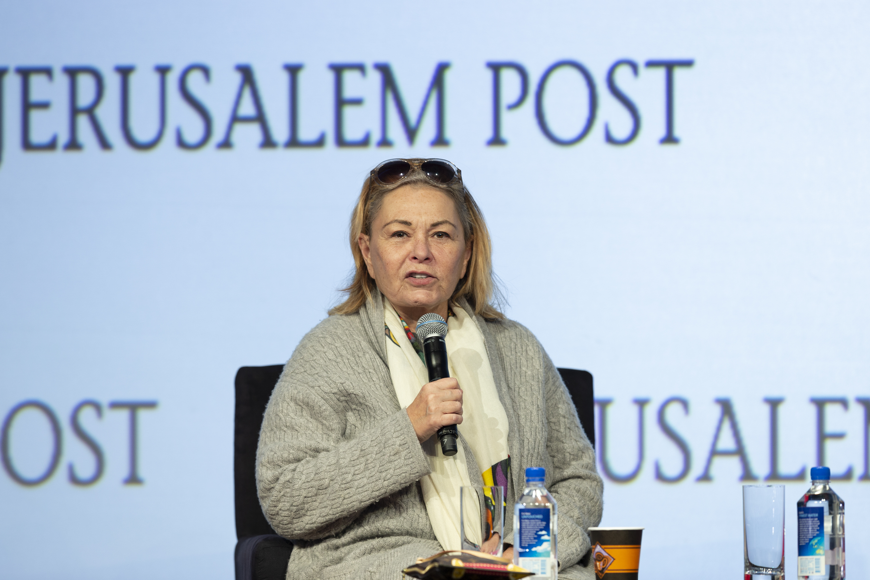 Roseanne Barr during the 7th Annual Jerusalem Post Conference in New York on April 29, 2018. | Source: Getty Images