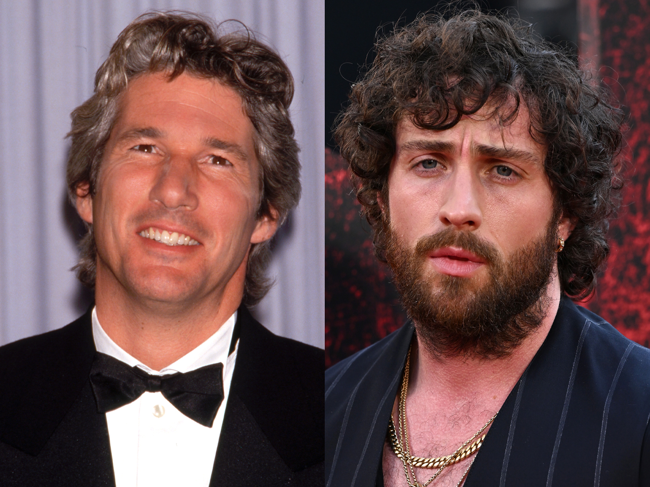 Richard Gere | Aaron Taylor-Johnson | Source: Getty Images