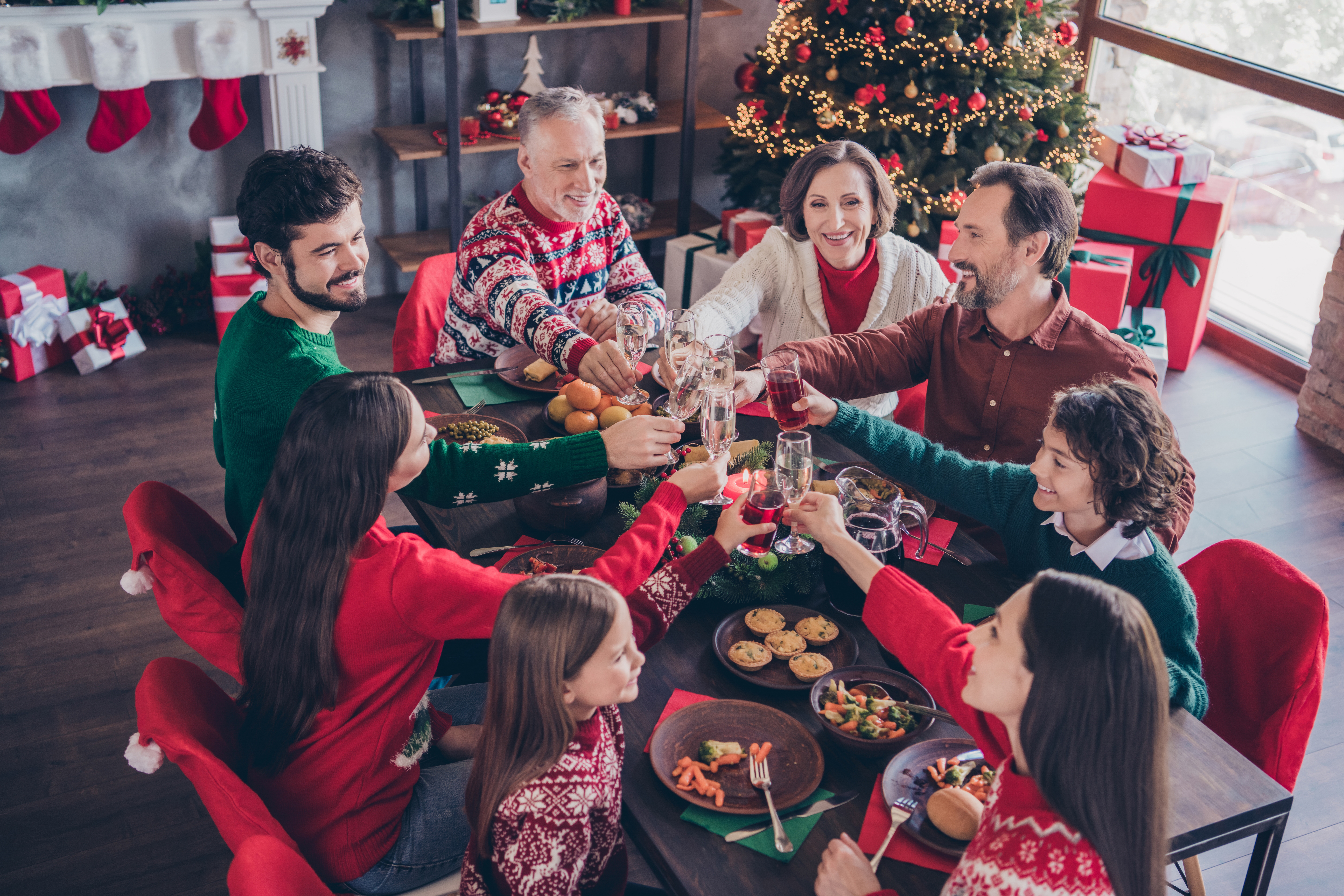 A family gathered for Christmas | Source: Shutterstock