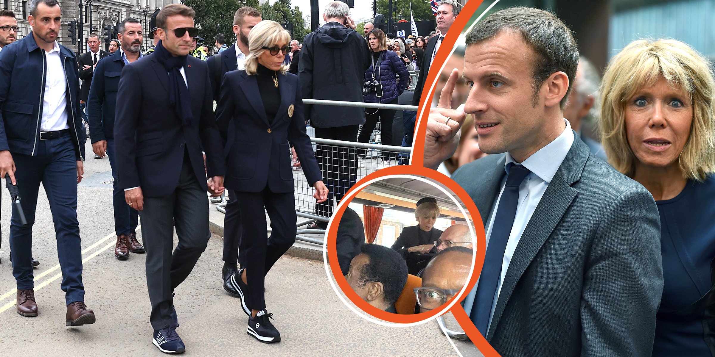 Emmanuel et Brigitte Macron | twitter.com/rkitsita Getty Images