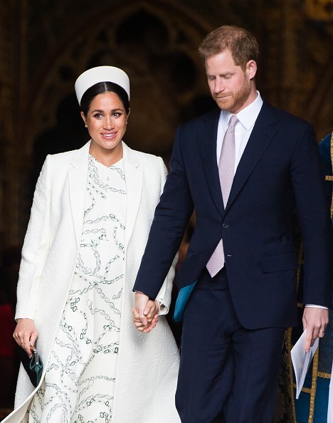 Prince Harry and Meghan at the Commonwealth Day service in London, England. | Photo: Getty Images.