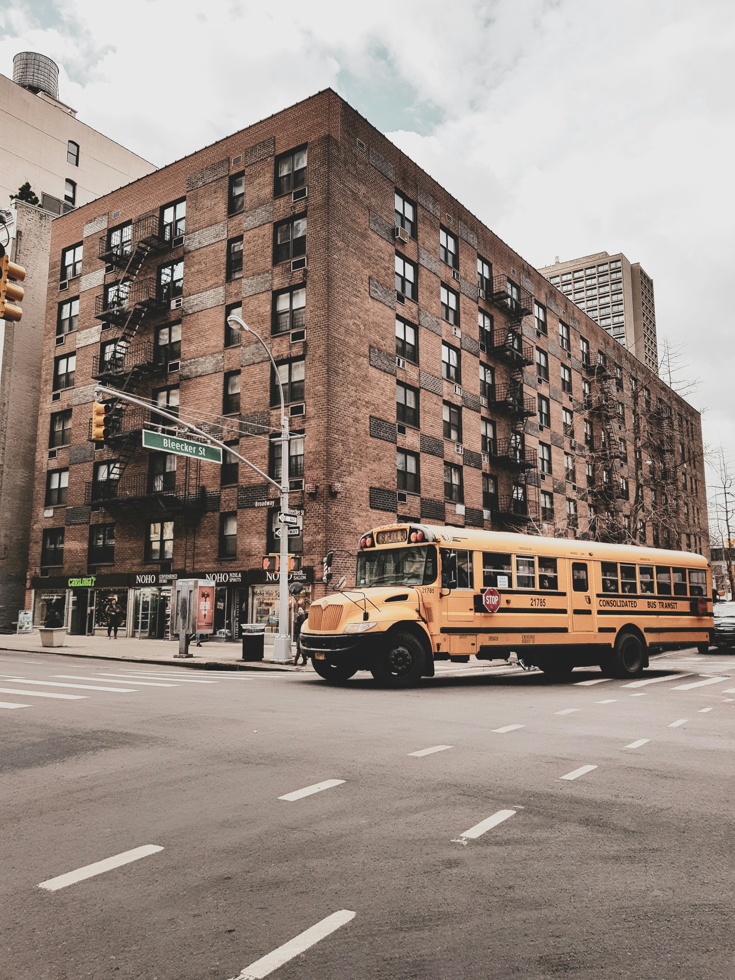 A school bus on the street | Source: Unsplash