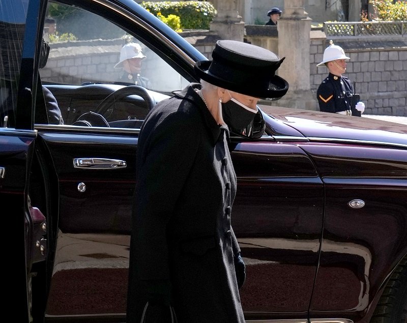 Queen Elizabeth II at Windsor Castle on April 17, 2021 in Windsor, England | Photo: Getty Images