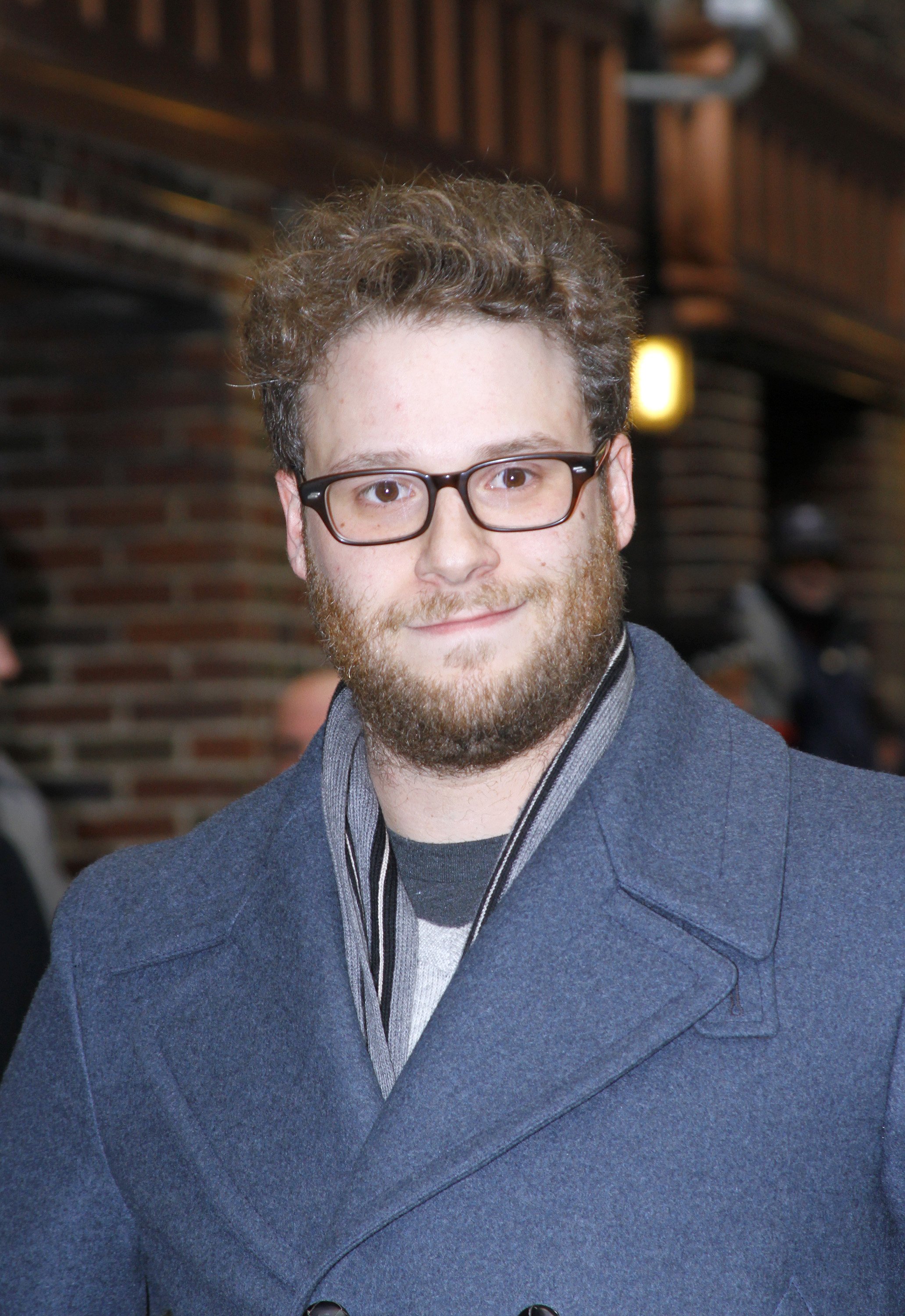 Seth Rogen at the "Late Show With David Letterman" on January 6, 2011, in New York | Source: Getty Images