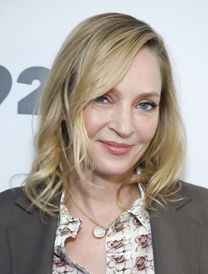 Uma Thurman at 92nd Street Y on April 11, 2019 in New York City. Image: Getty Images.