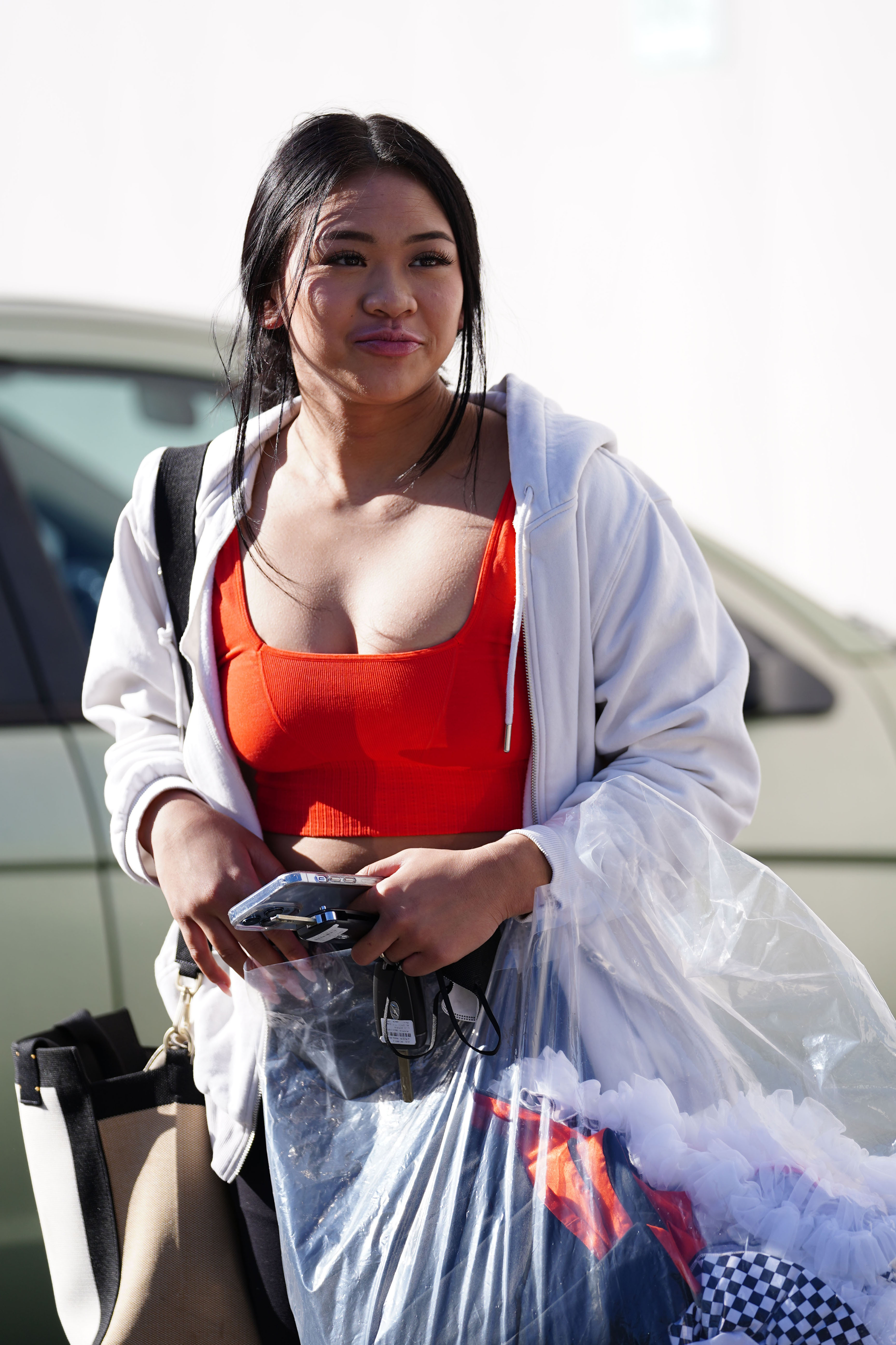 Suni Lee seen on October 15, 2021, in Los Angeles, California | Source: Getty Images