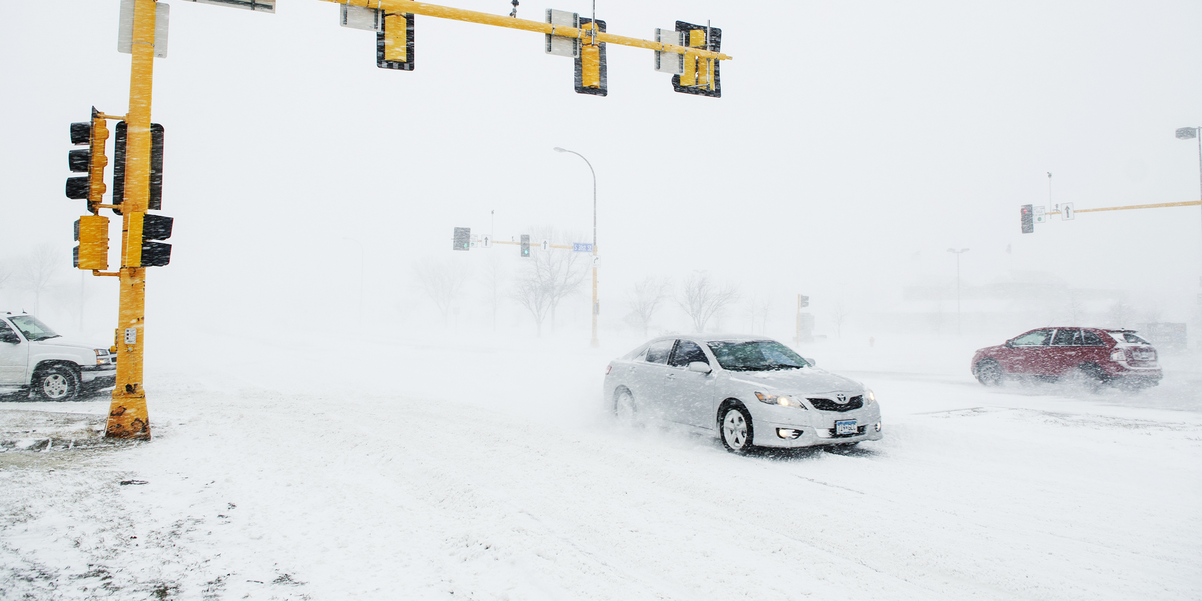 Snow blankets the street | Source: Getty Images