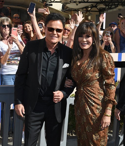 Donny Osmond and Marie Osmond at the unveiling of their star from the Las Vegas Walk of Stars on October 4, 2019 | Photo: Getty Images