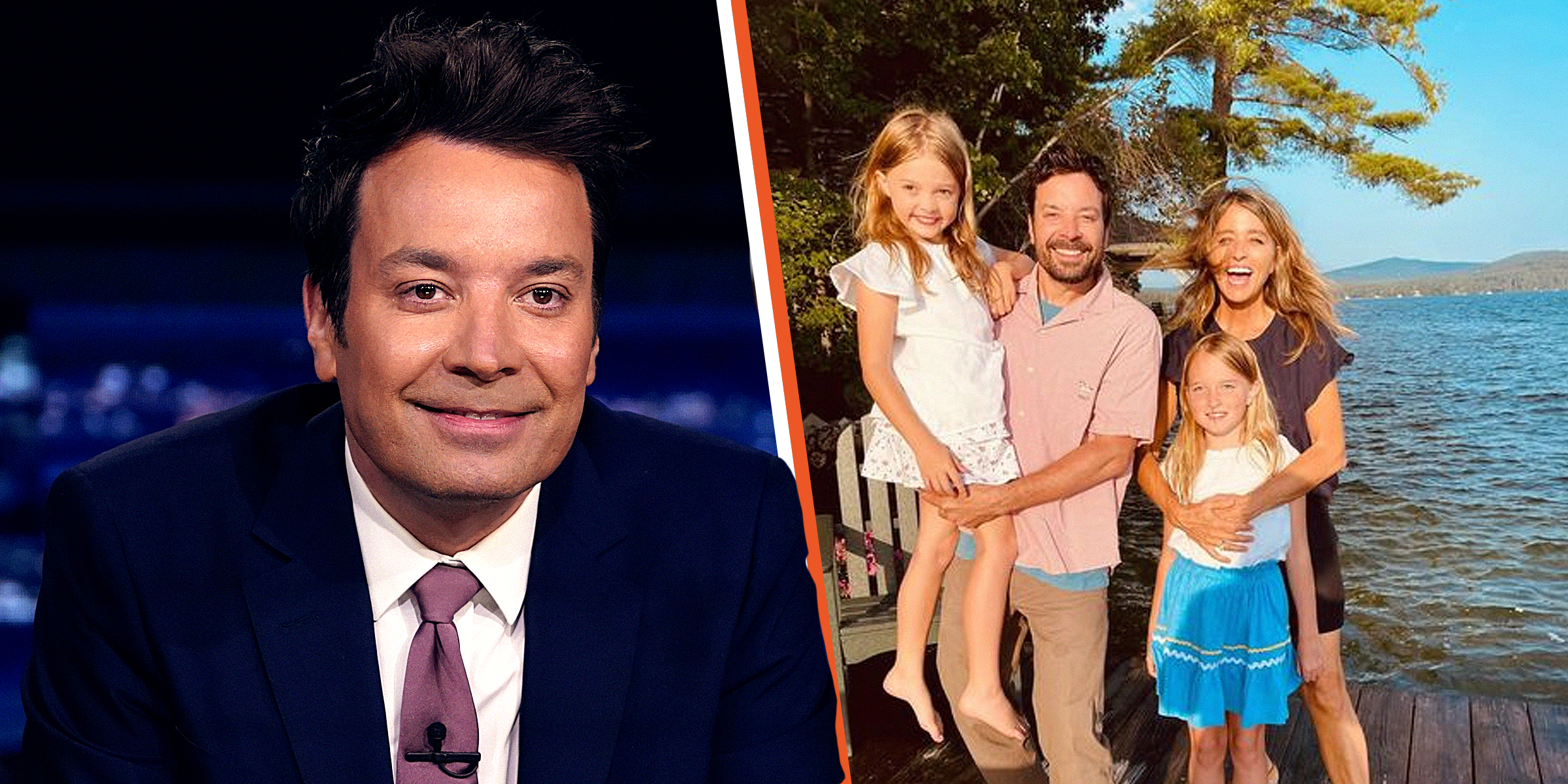 Jimmy Fallon | Jimmy Fallon, His Wife and Their Children | Source: Getty Images | instagram.com/jimmyfallon