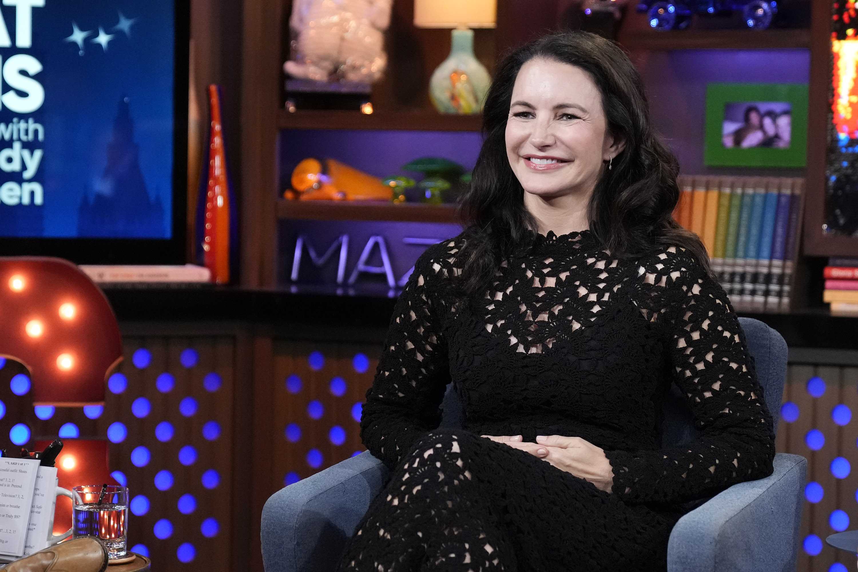 Kristin Davis during an interview on "Watch What Happens Live with Andy Cohen," on June 20, 2023 | Source: Getty Images