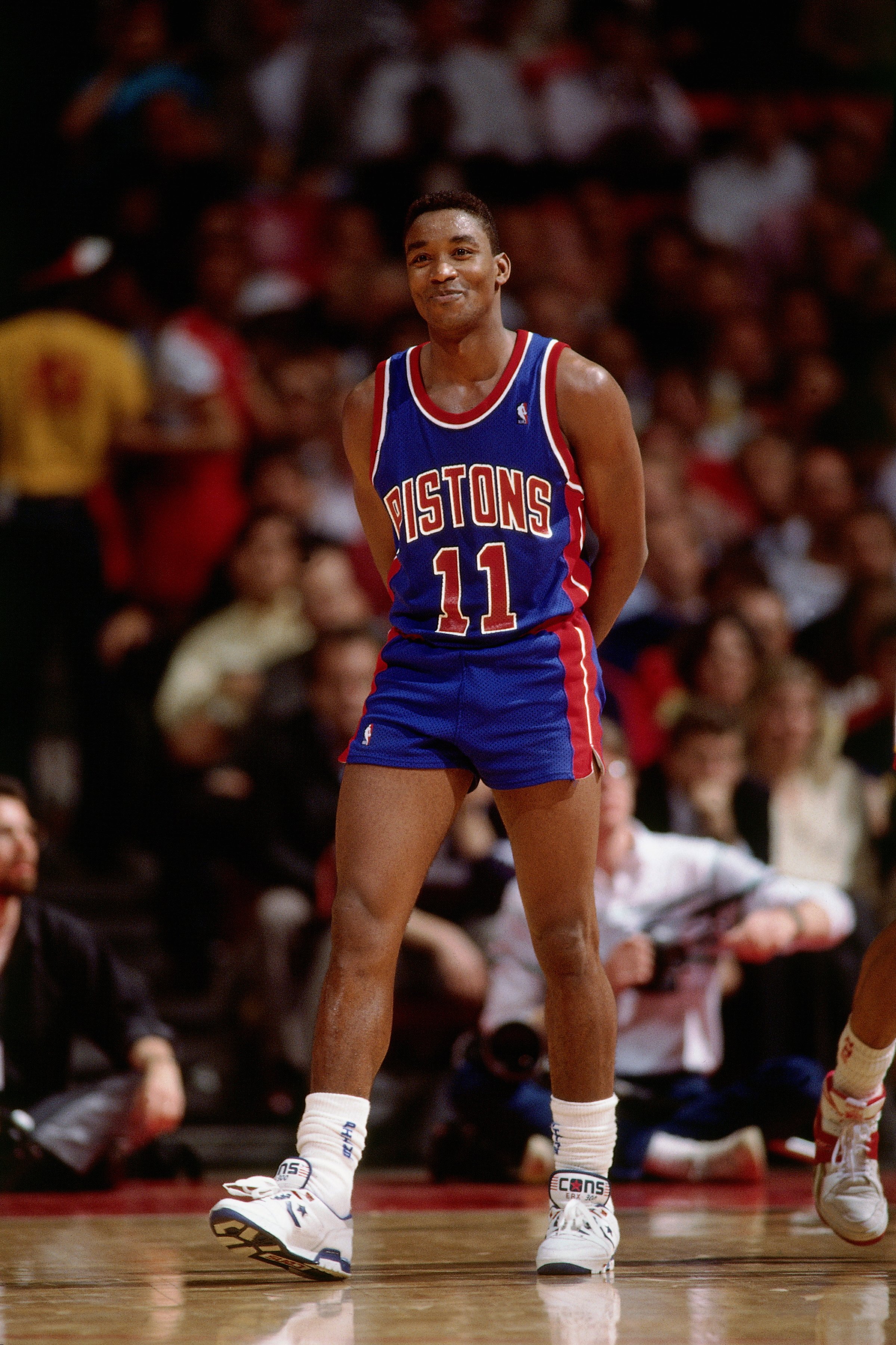 Detroit Pistons star player Isiah Thomas during a 1989 NBA game against Atlanta Hawks in Atlanta. | Photo: Getty Images