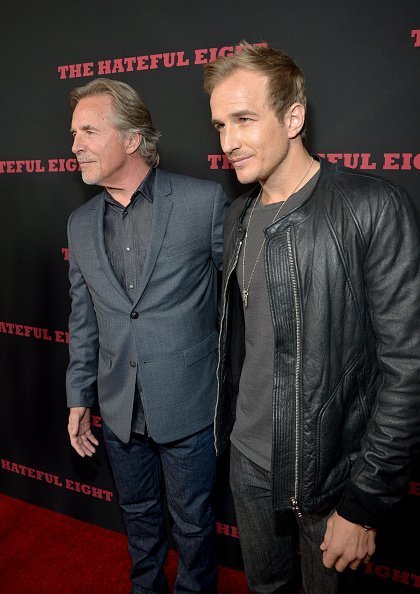 on Johnson and Jesse Johnson attend the world premiere of "The Hateful Eight." | Source: Getty Images