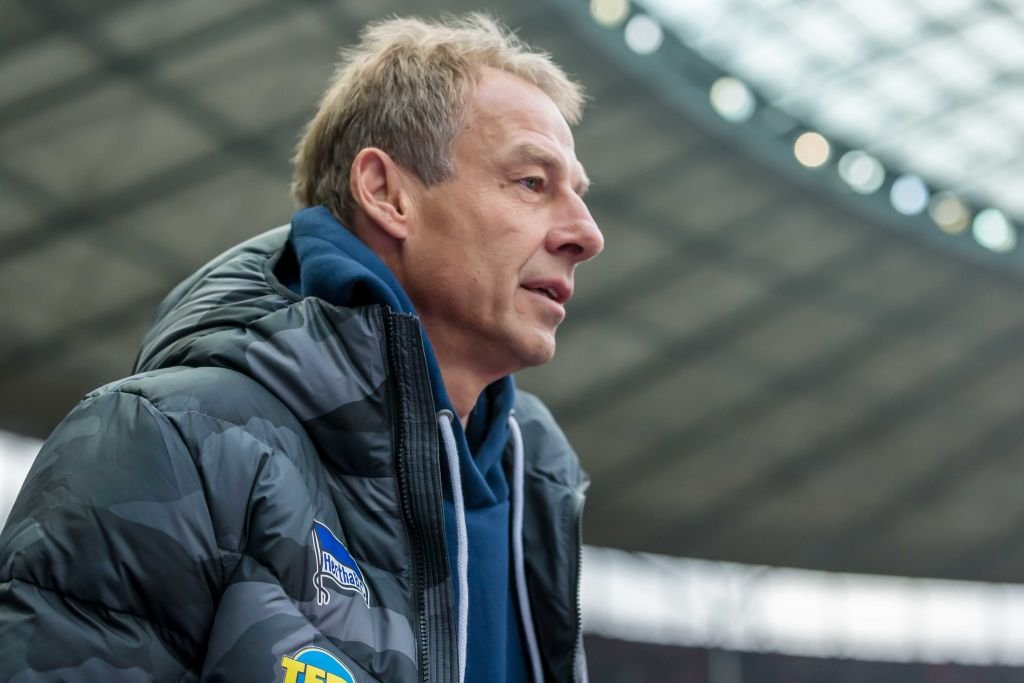 Jürgen Klinsmann im Olympiastadion am 19. Januar 2020 in Berlin. | Quelle: Getty Images