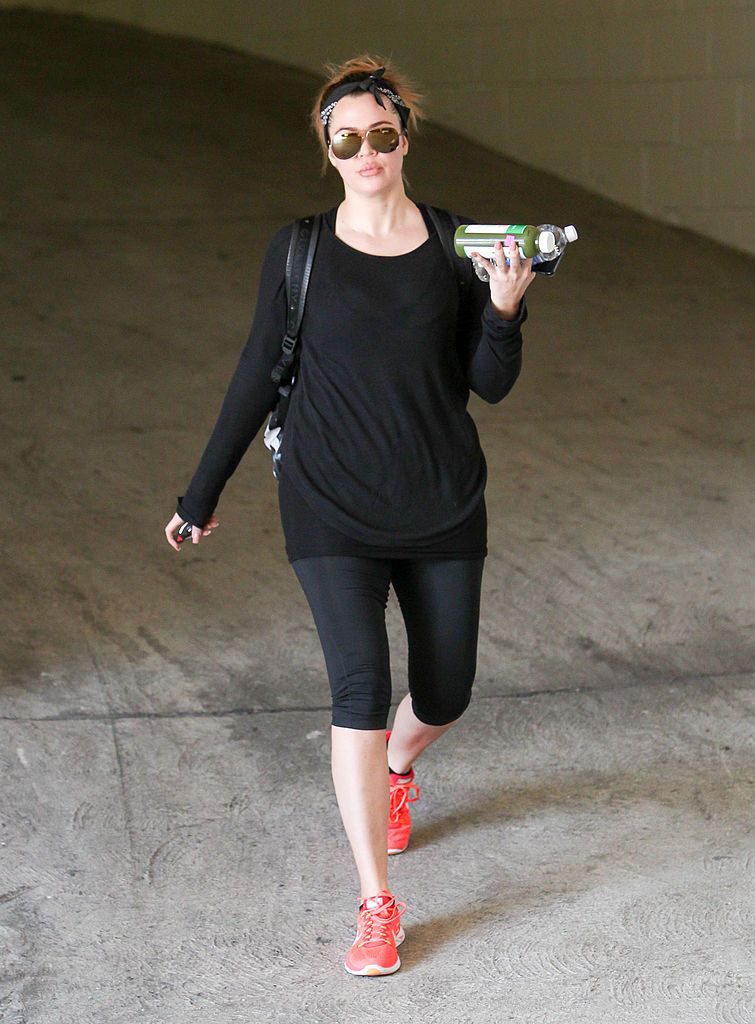 Reality TV star Khloe Kardashian spotted in Los Angeles on September 22, 2014.  | Photo: Getty Images