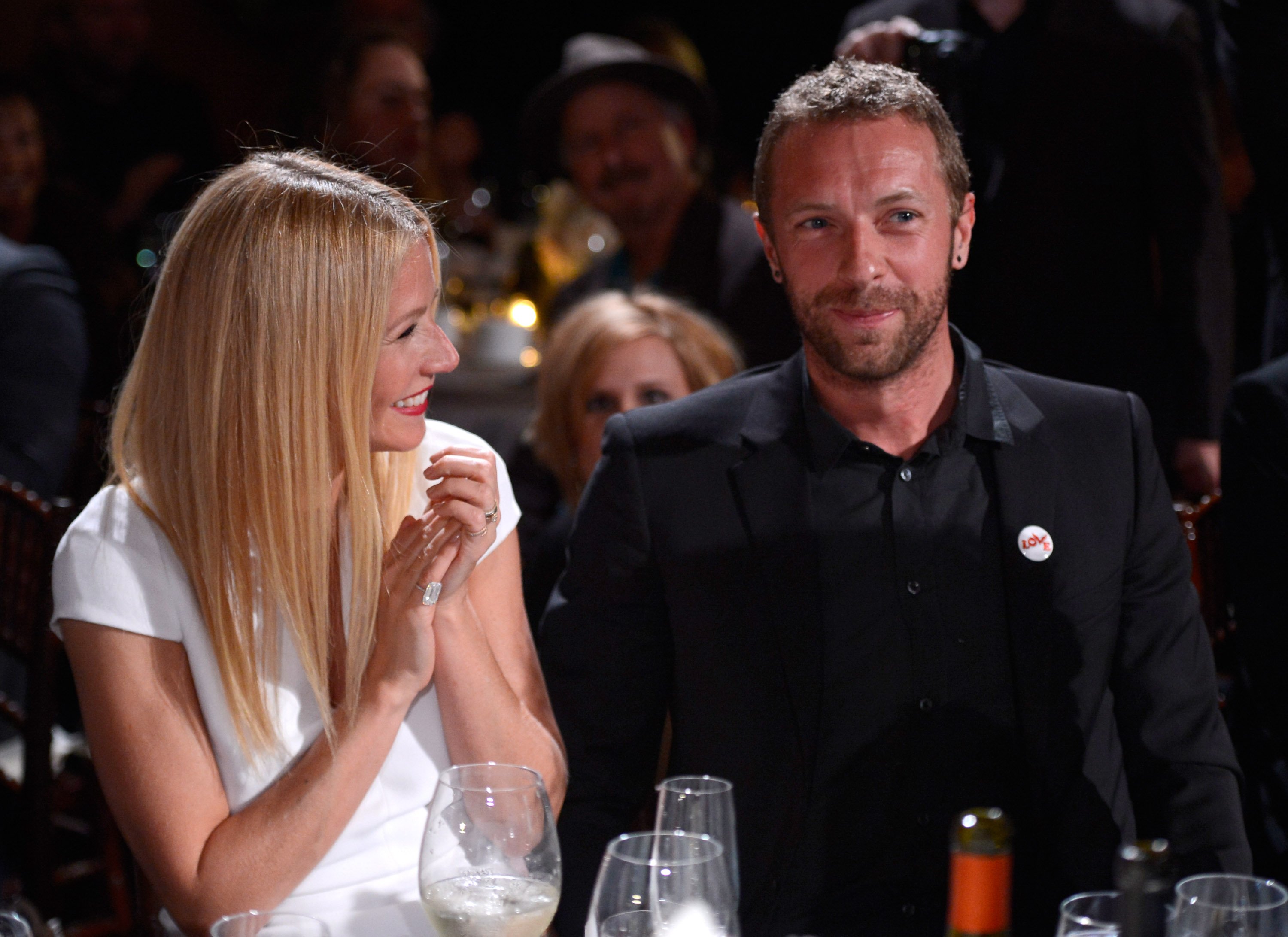 Gwyneth Paltrow and Chris Martin attending the 3rd annual Sean Penn & Friends Help Haiti Home Gala benefiting J/P HRO at Montage Beverly Hills on January 11, 2014 in Beverly Hills, California. / Source: Getty Images
