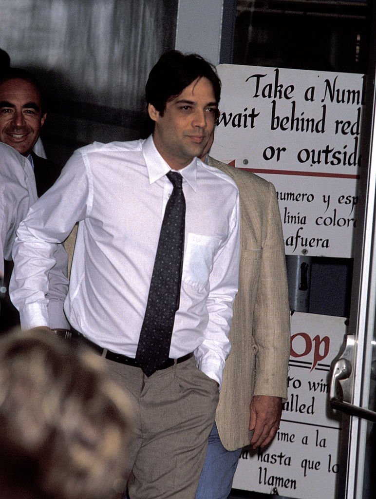 Christian Brando at Marlon Brando addresses the Press on August 15, 1990. | Photo: Getty Images