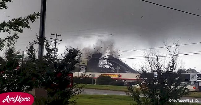 Deadly tornado caught on camera as it rips through Virginia warehouse