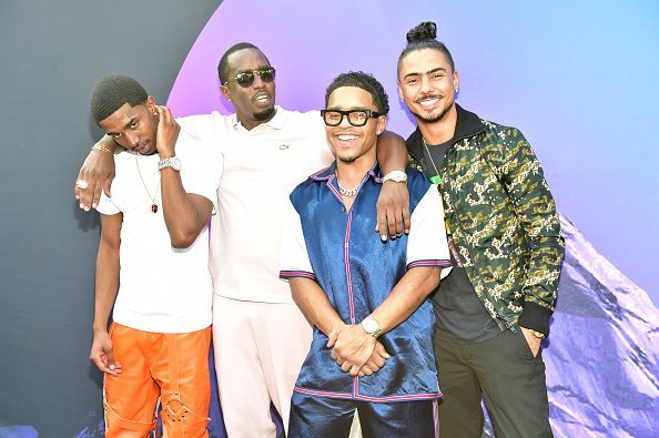 Christian Combs, Sean "Diddy" Combs, Justin Combs, and Quincy at the REVOLT Summit x AT&T Summit on September 14, 2019 | Photo: Getty Images
