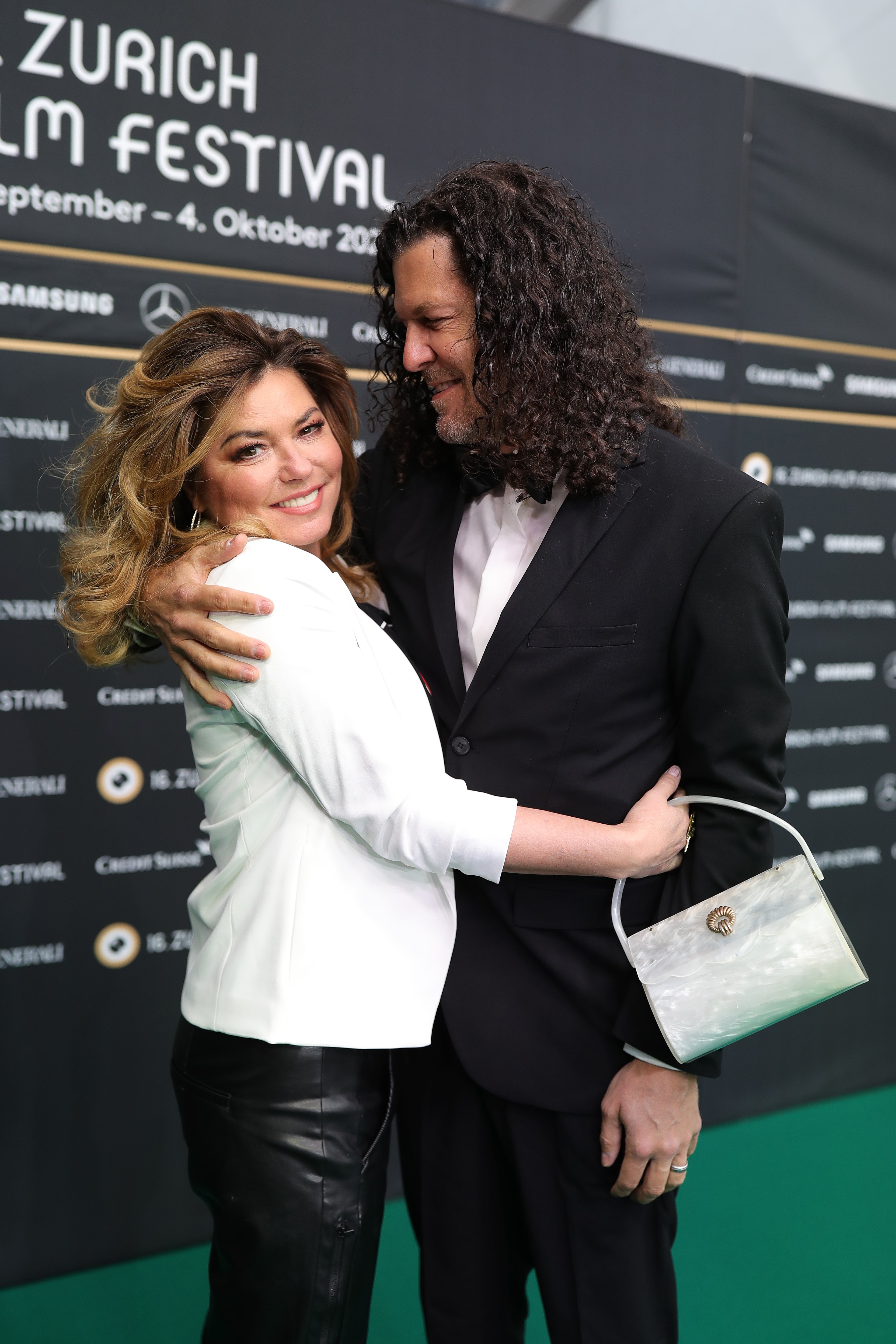Shania Twain and her husband Frédéric Thiébaud attend the "Who you gonna call" photocall during the 16th Zurich Film Festival at Kino Corso on September 26, 2020, in Zurich, Switzerland. | Source: Getty Images