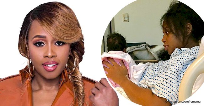 Remy Ma reveals first picture of her newborn daughter on Christmas 
