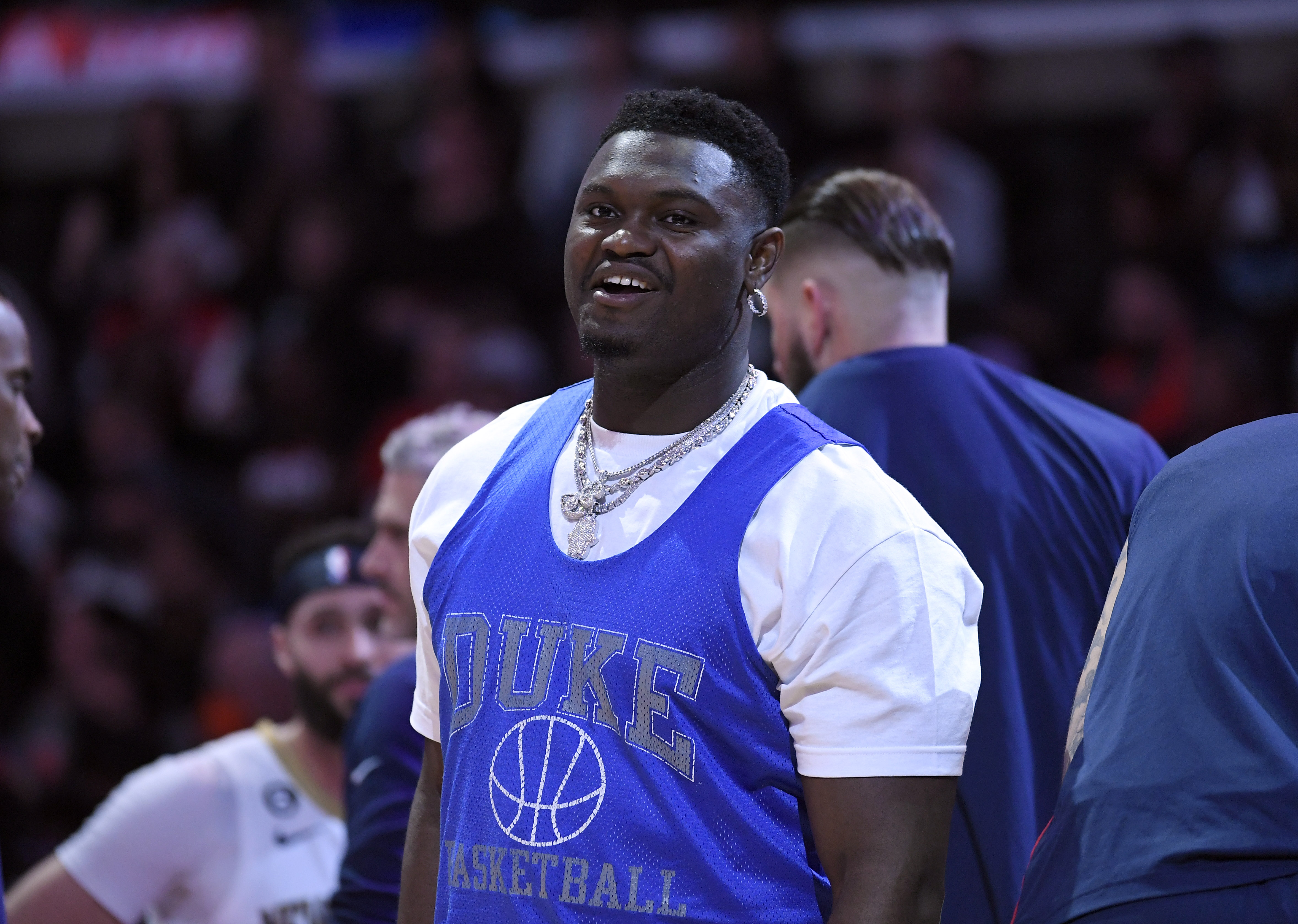 Zion Williamson at Crypto.com Arena on March 25, 2023, in Los Angeles, California. | Source: Getty Images