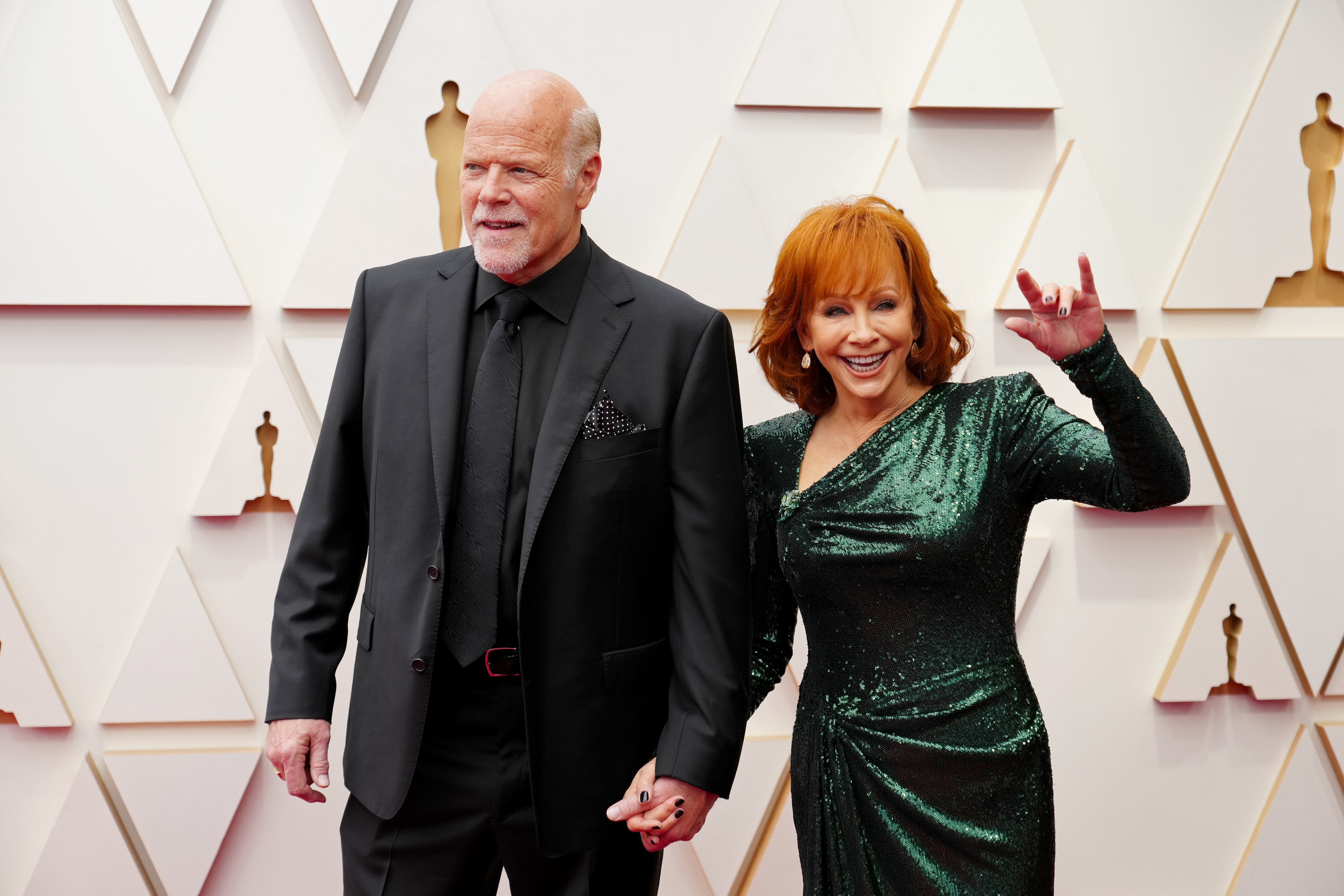 Rex Linn and Reba McEntire attends the 94th Annual Academy Awards at Hollywood and Highland on March 27, 2022 in Hollywood, California. | Source: Jeff Kravitz/Getty Images